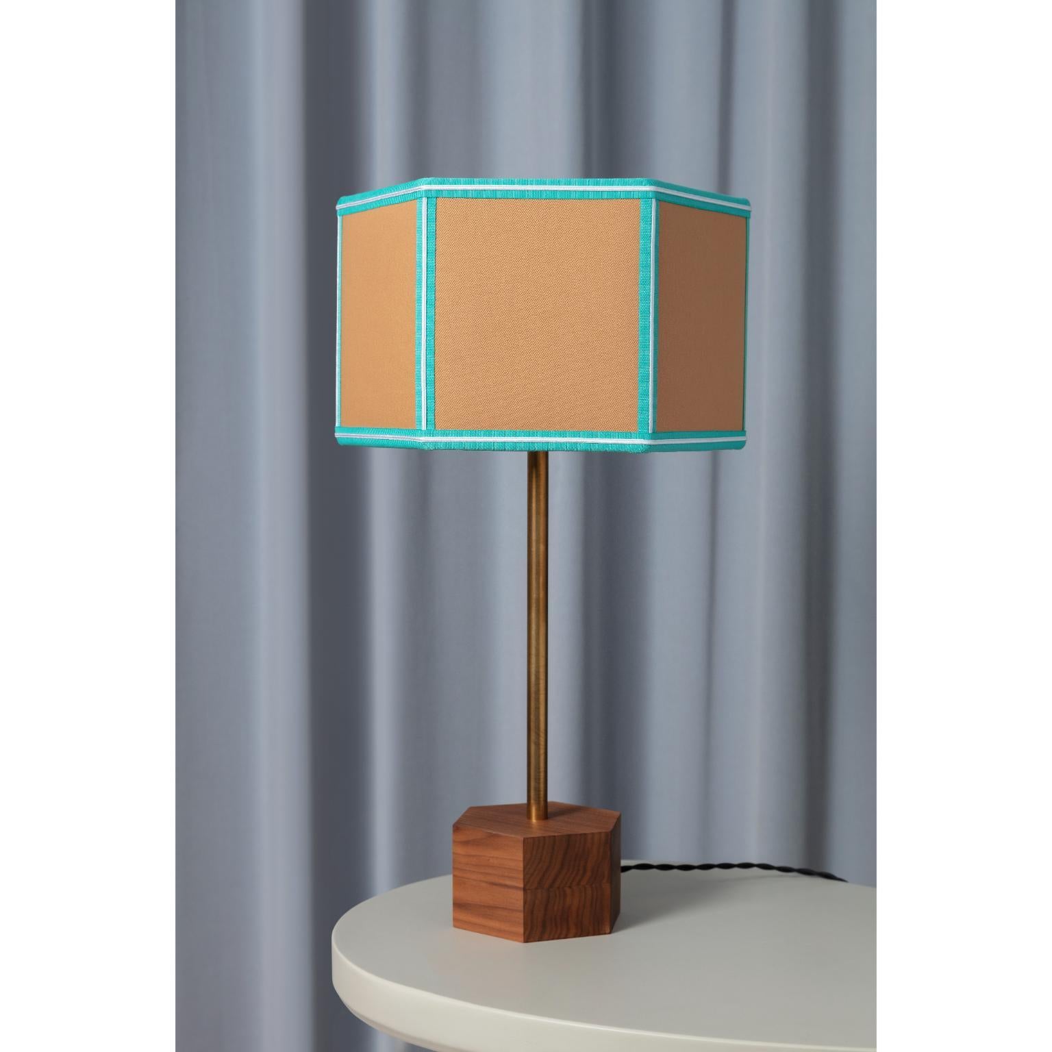 Turquoise Easy Table Lamp by Servomuto In New Condition For Sale In Geneve, CH