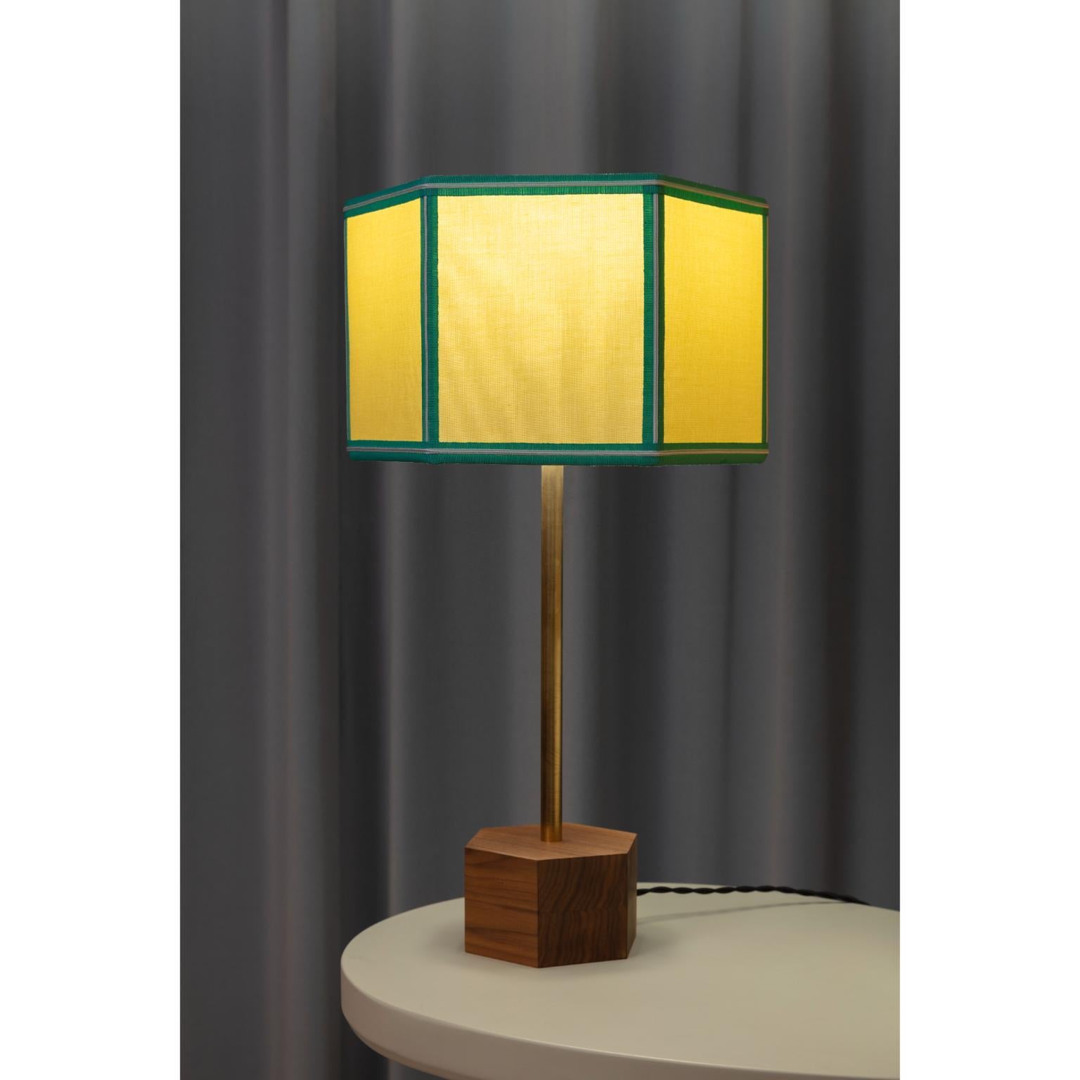 Cotton Turquoise Easy Table Lamp by Servomuto For Sale