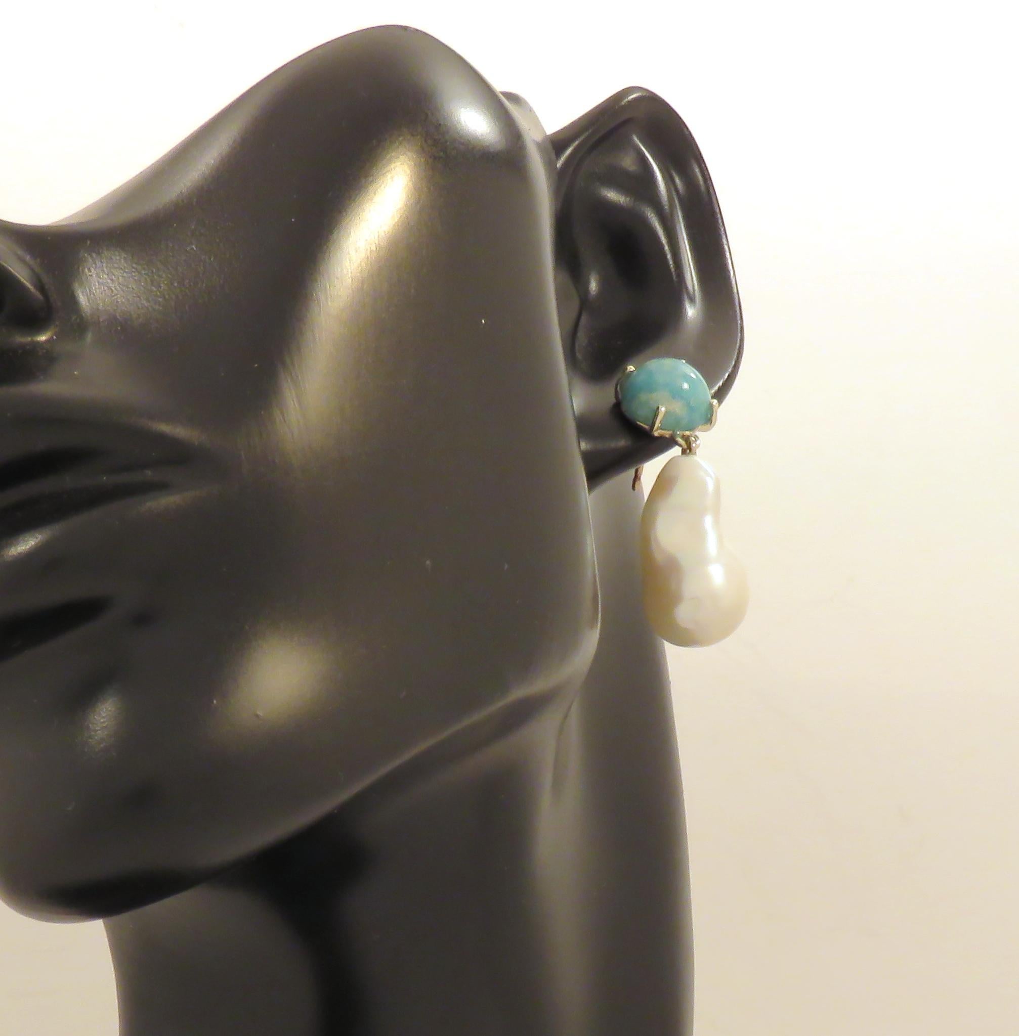 handcrafted quality freshwater pearl earrings