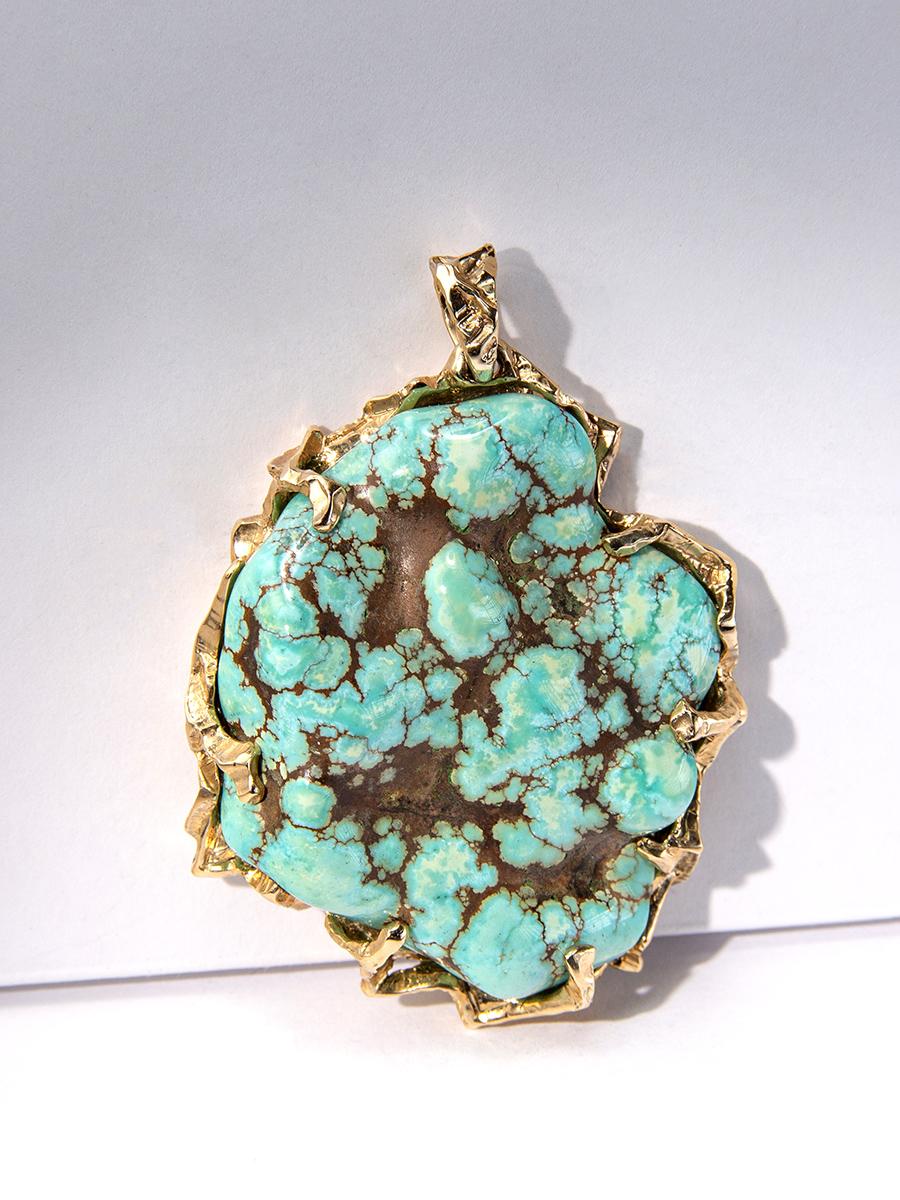 big turquoise necklace