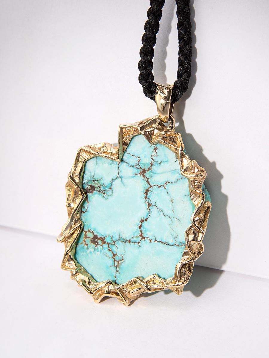 turquoise with gold veins