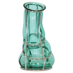 Turquoise Green Babà Sculptural Vase by Alice Crepaldi