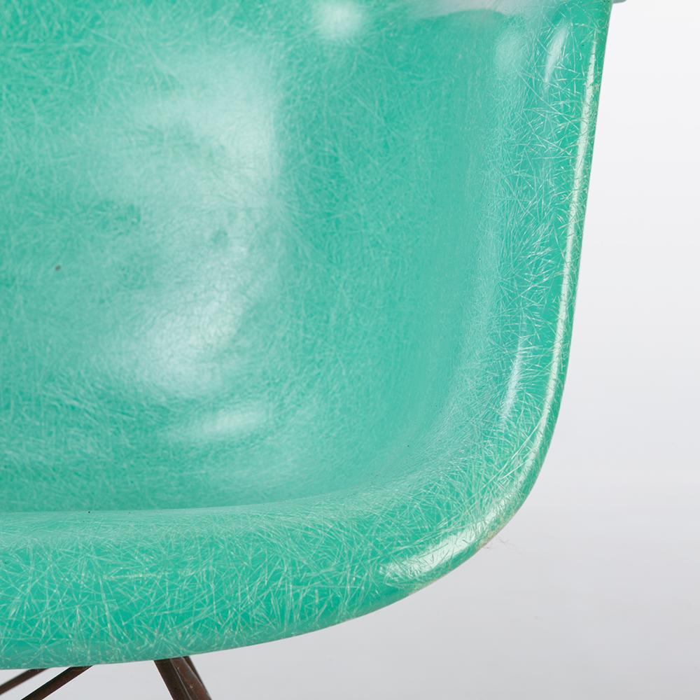 20th Century Turquoise Herman Miller Eames LAR Lounge Armchair