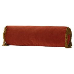 Turquoise II Brick Velvet Deluxe Handmade Bolster Cushion