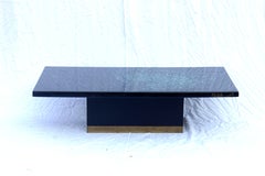 Turquoise Inlay Coffee Table by Etienne Allemeersch