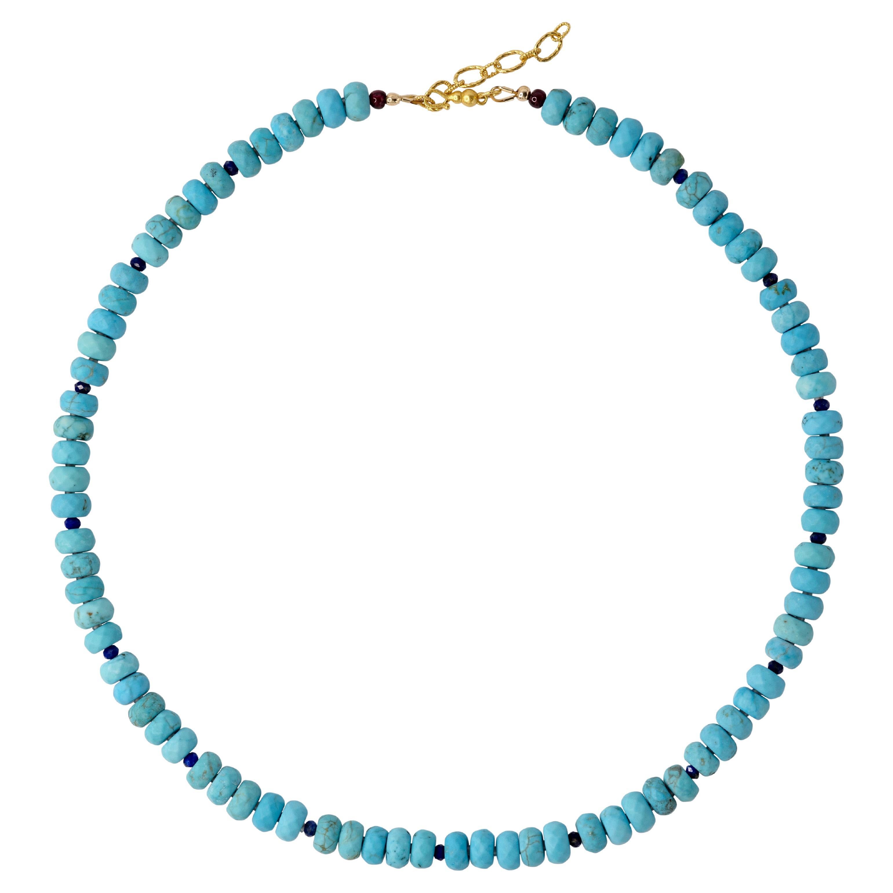 Collana di Lapis Turchese - by Bombyx House in vendita