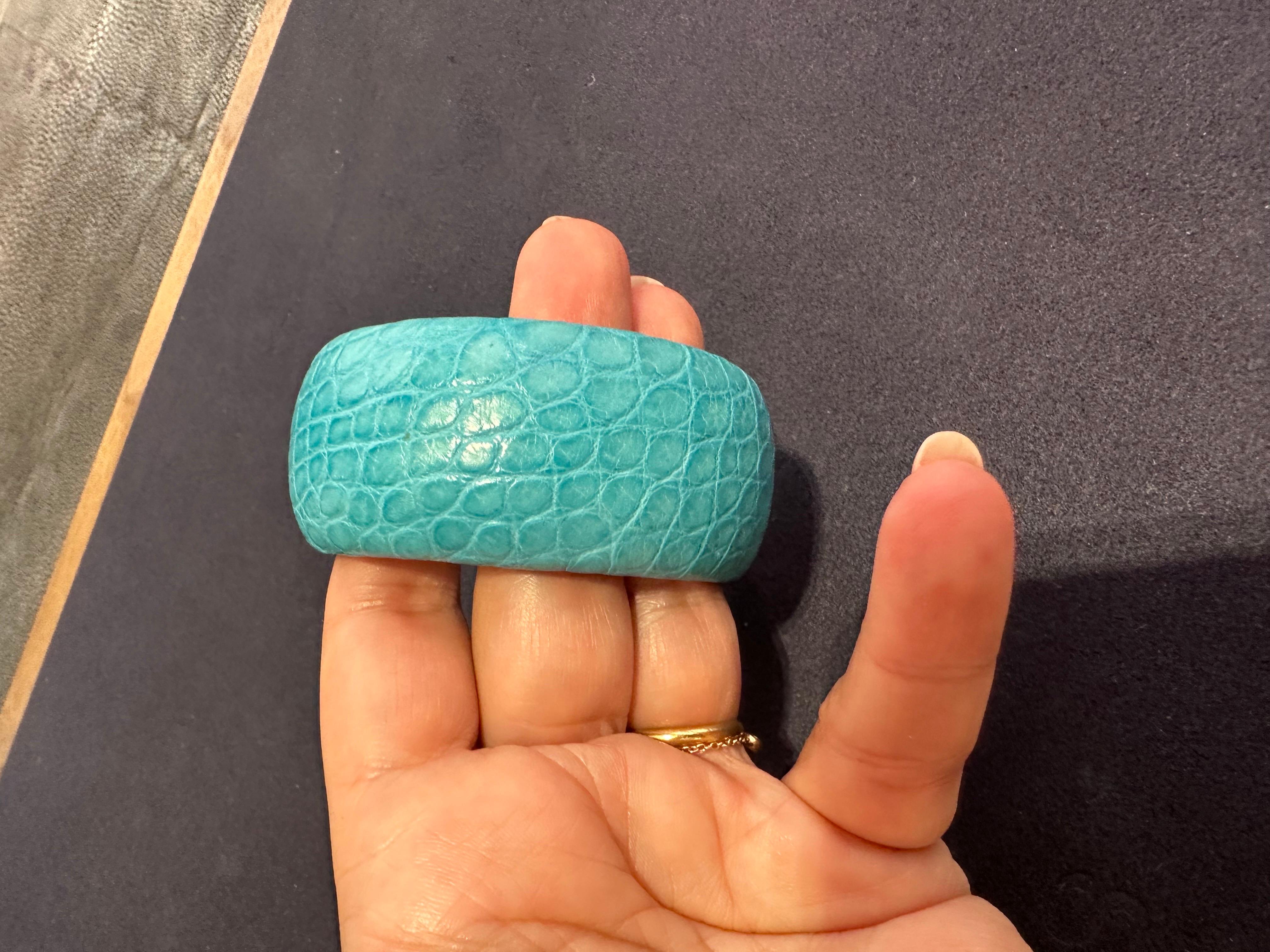 Women's Turquoise Leather Cuff Bracelet