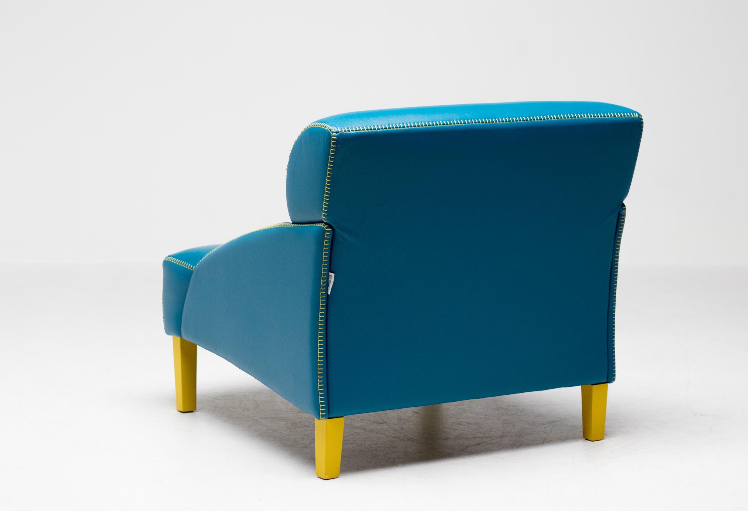 Turquoise Love Seat by Nicoline Salotti  2