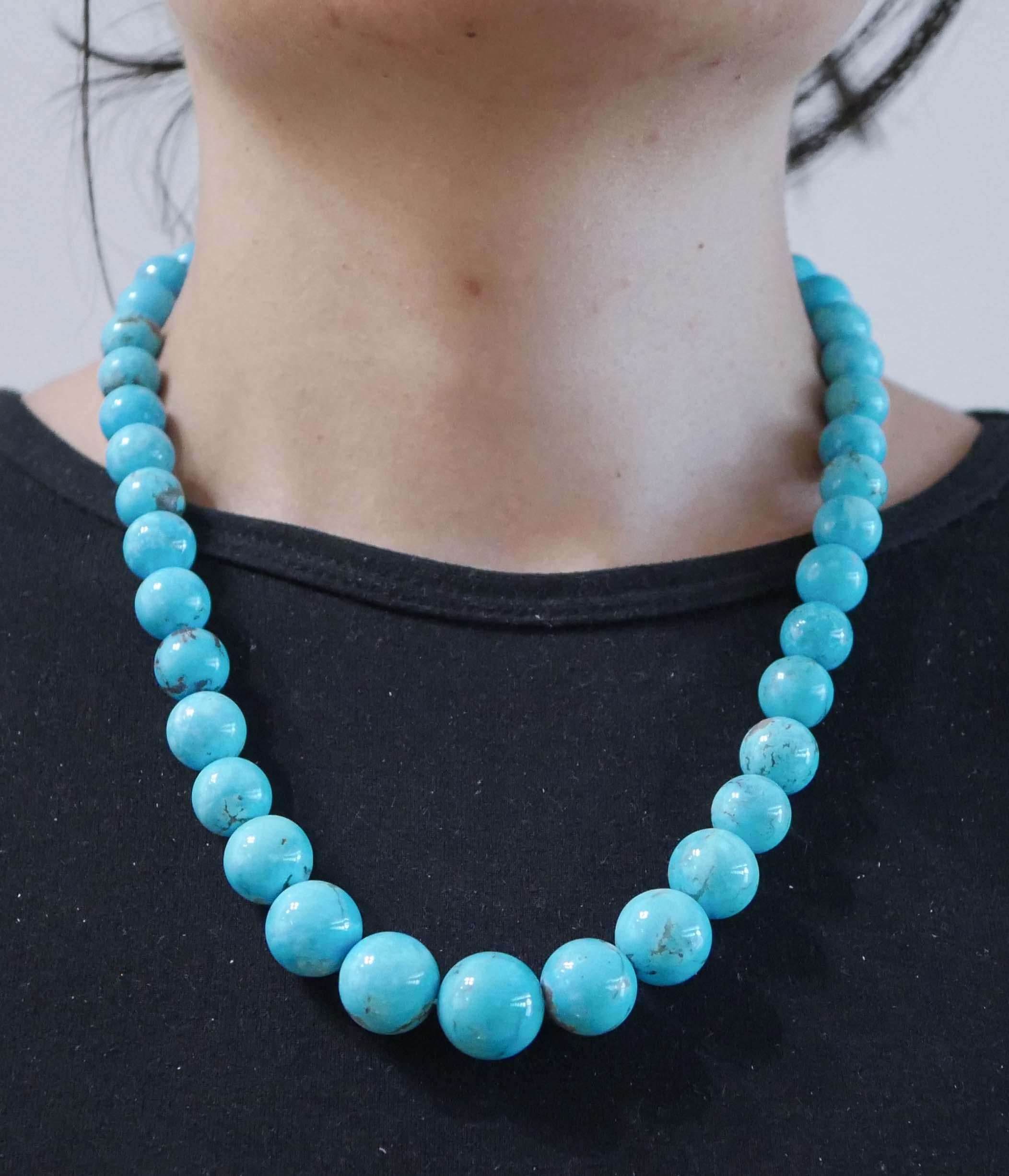 Collana di turchesi. In condizioni buone a Marcianise, Marcianise (CE)