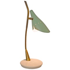 Turquoise Oscar Torlasco Marble Table Lamp for Lumen