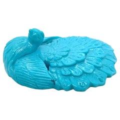 Turquoise Sculpture Paon Cts 65.20