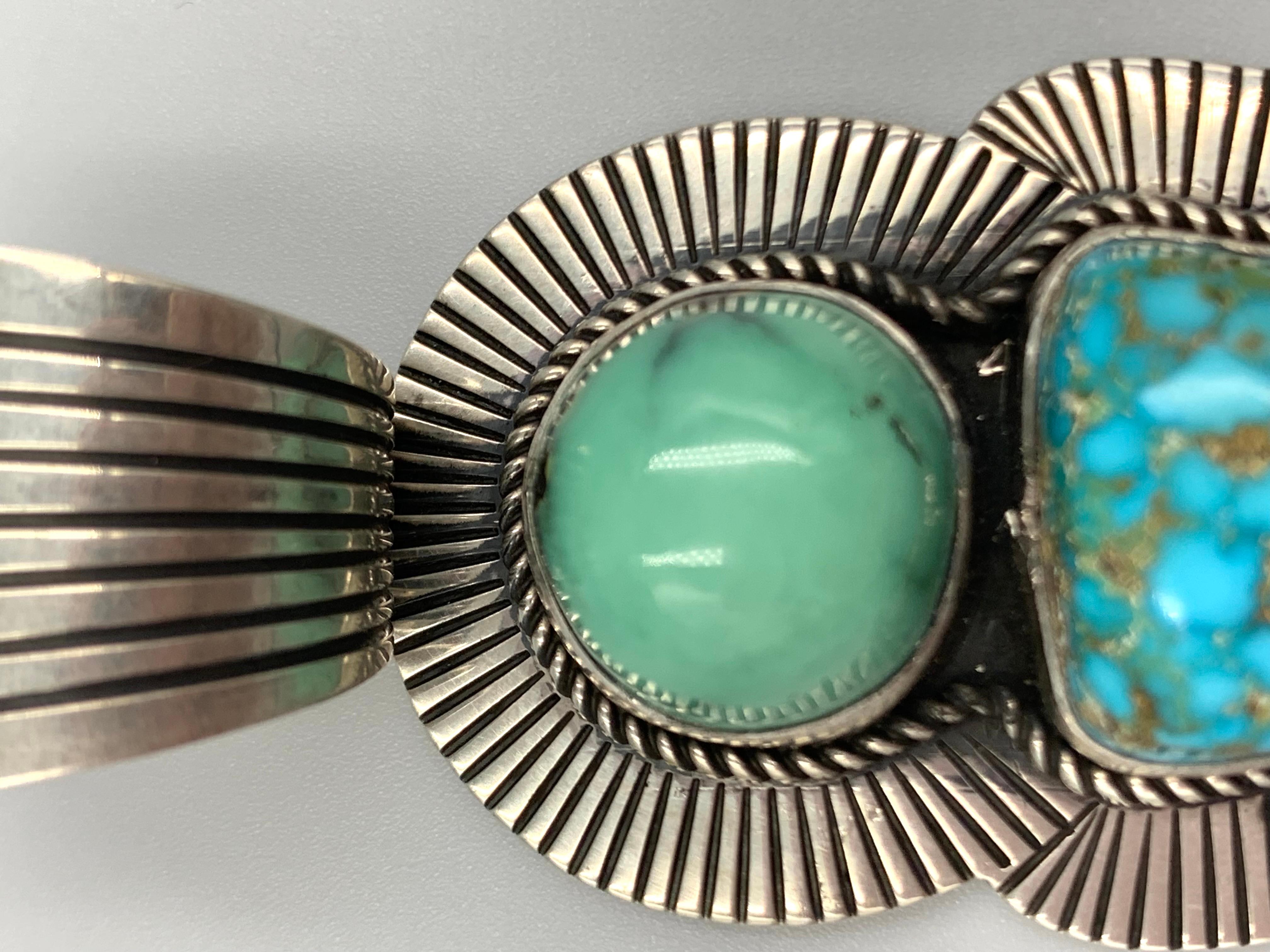 Turquoise Pendant by Albert Jake For Sale 1