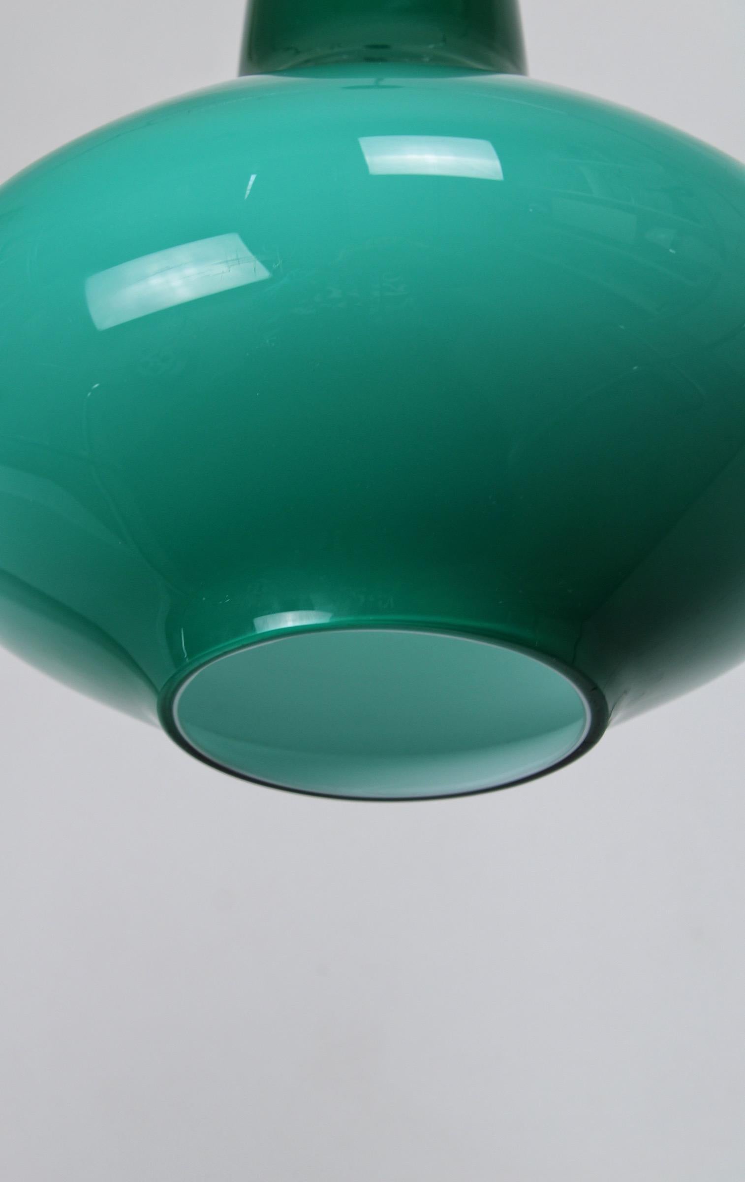 turquoise glass pendant lights