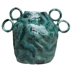 Vaso quadrato turchese