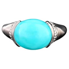Türkis Ring 3,50 Karat Sterling Silber