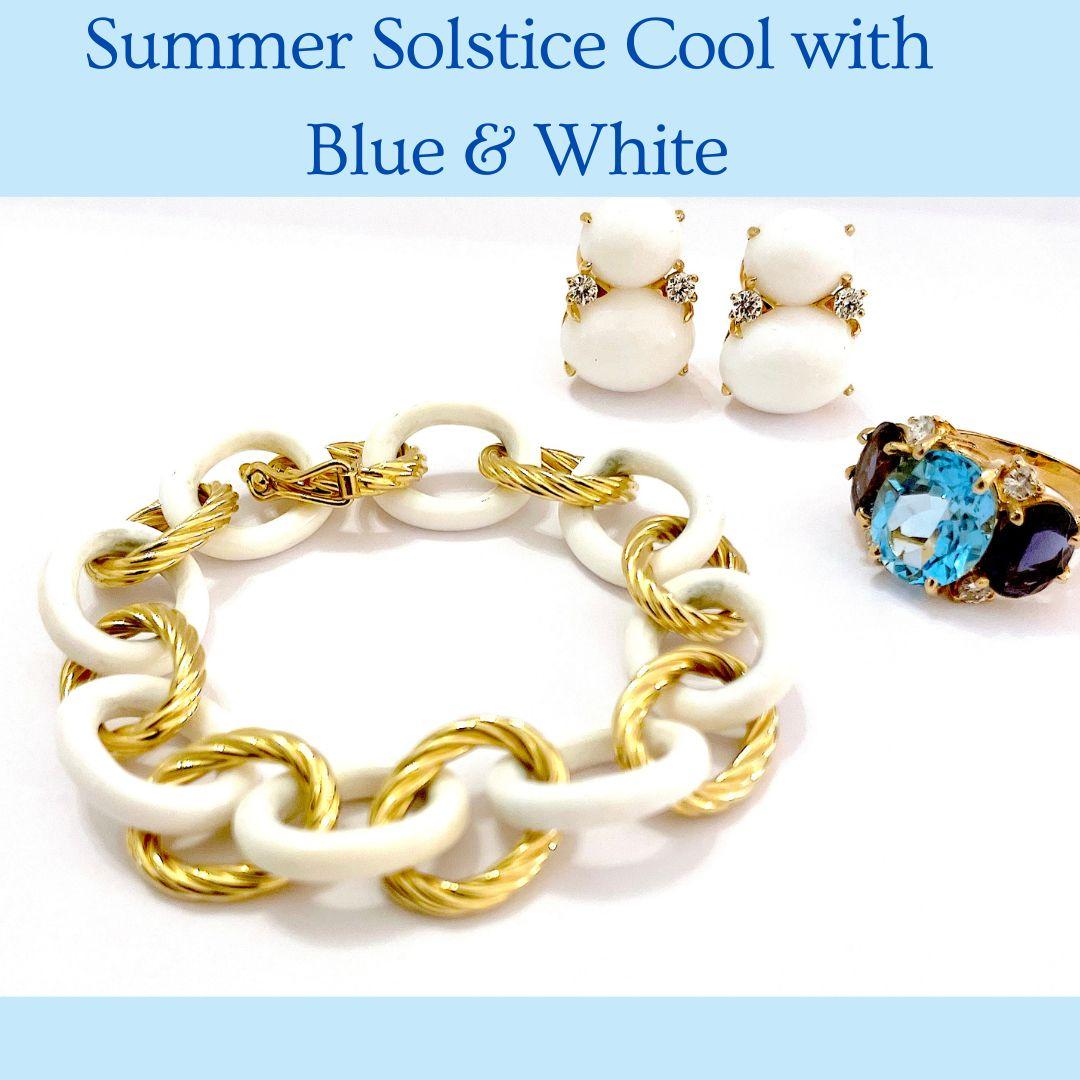 Turquoise Rubelite Diamond Gold Earrings For Sale 8