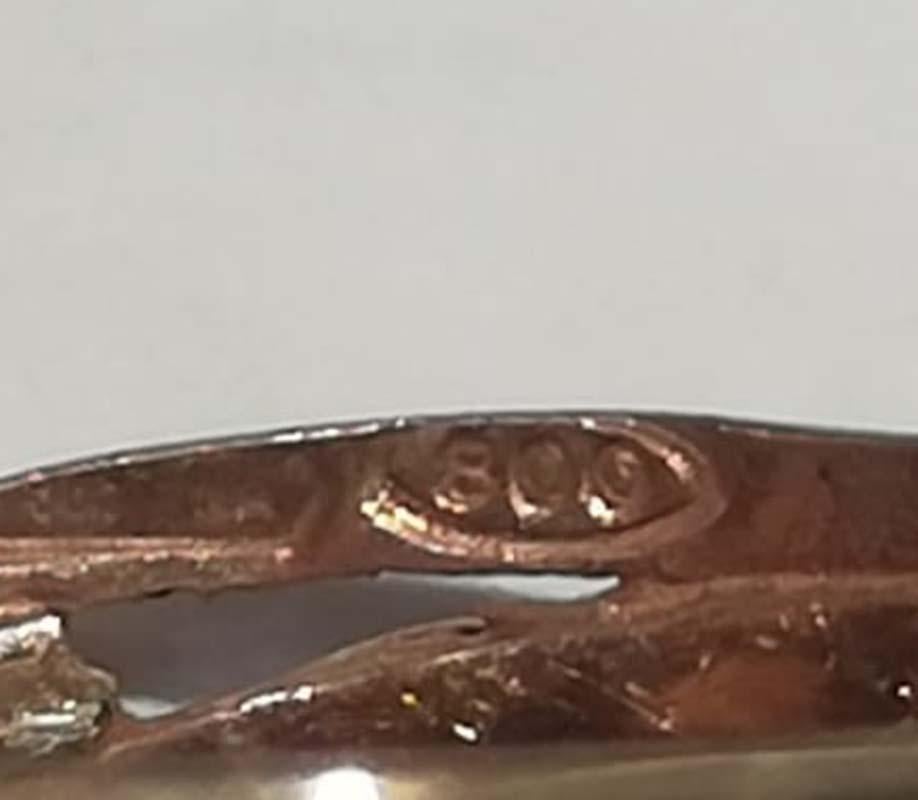 Donna Anello in turchese, rubini, diamanti, oro rosa e argento. in vendita