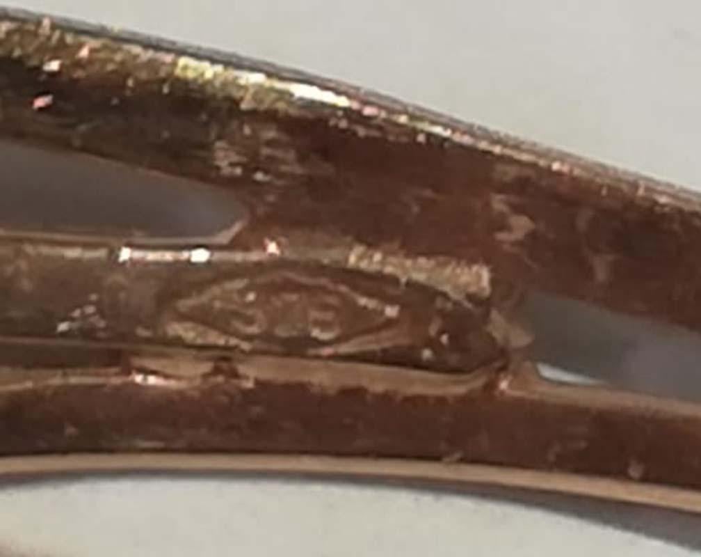 Anello in turchese, rubini, diamanti, oro rosa e argento. in vendita 1