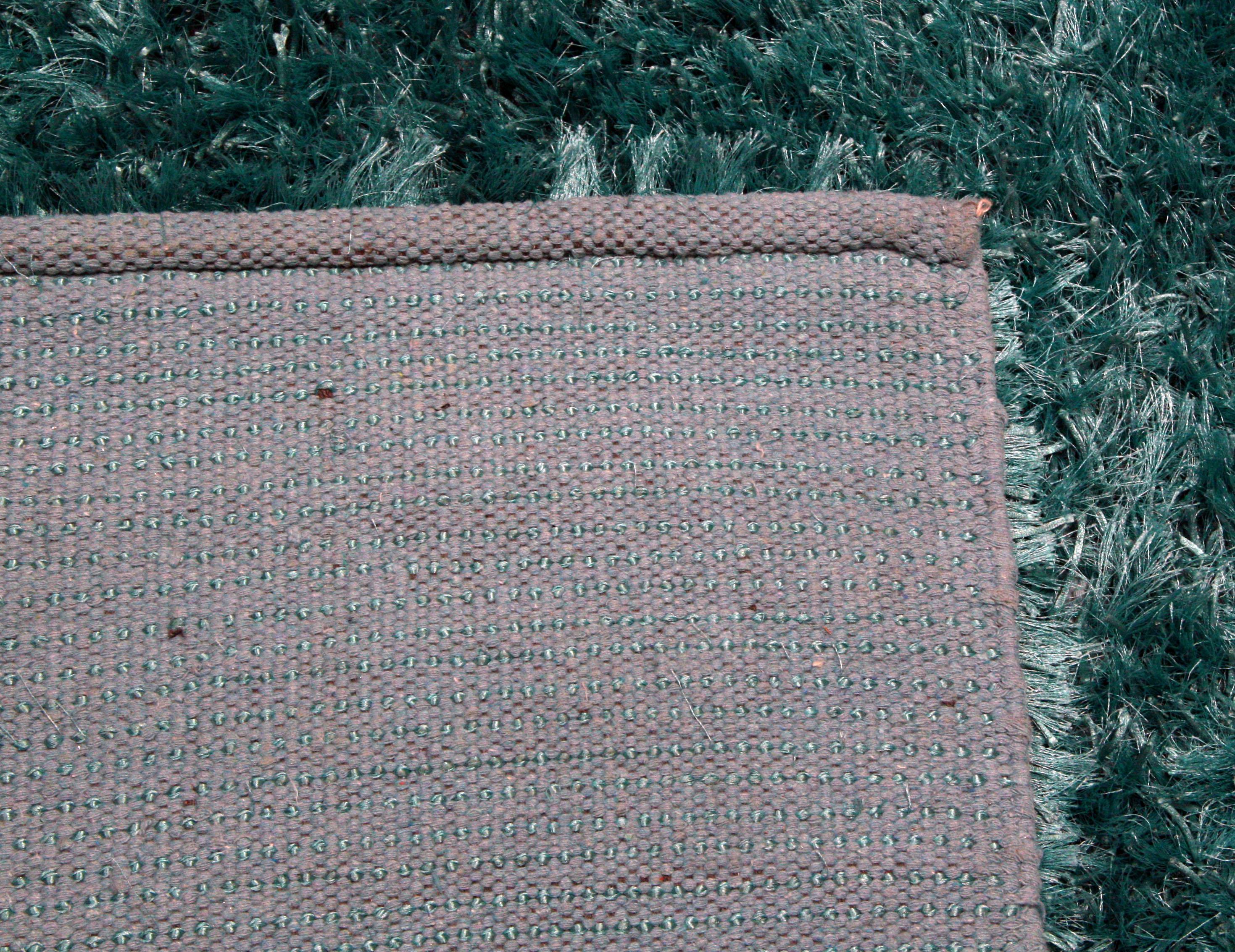 turquoise shaggy rug