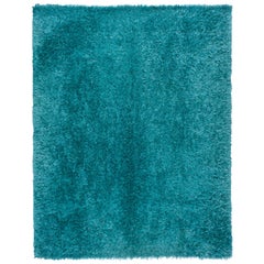 Turquoise Shag Rug