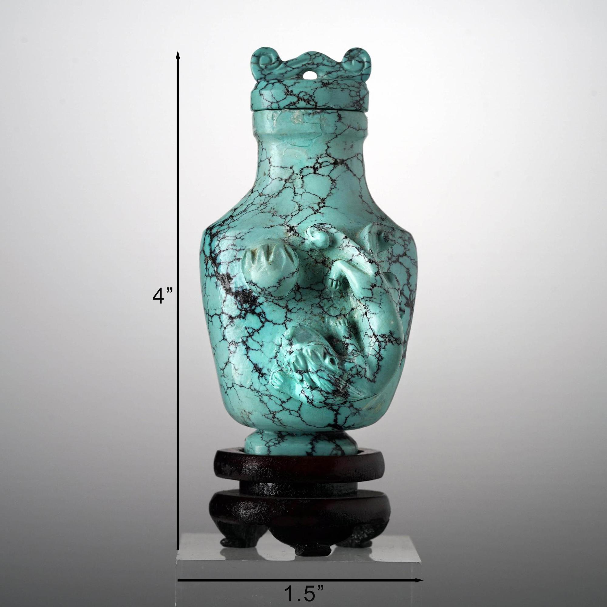 Turquoise Snuff Bottle For Sale 1