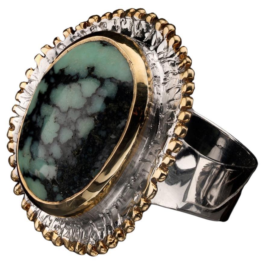 Turquoise Spoke Ring II For Sale