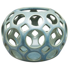 Blue/Green Tabletop Candleholder