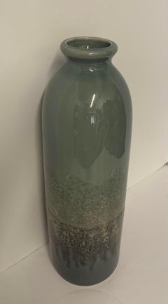 Turquoise Tall Column Shaped Vase, China, Contemporary