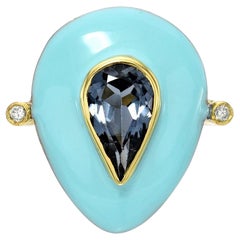 Anillo Lágrima Turquesa