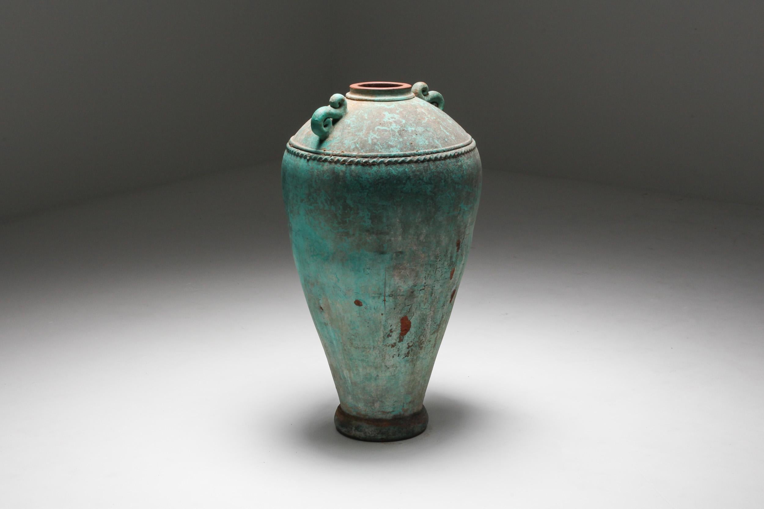 Turquoise Terracotta Vase 1