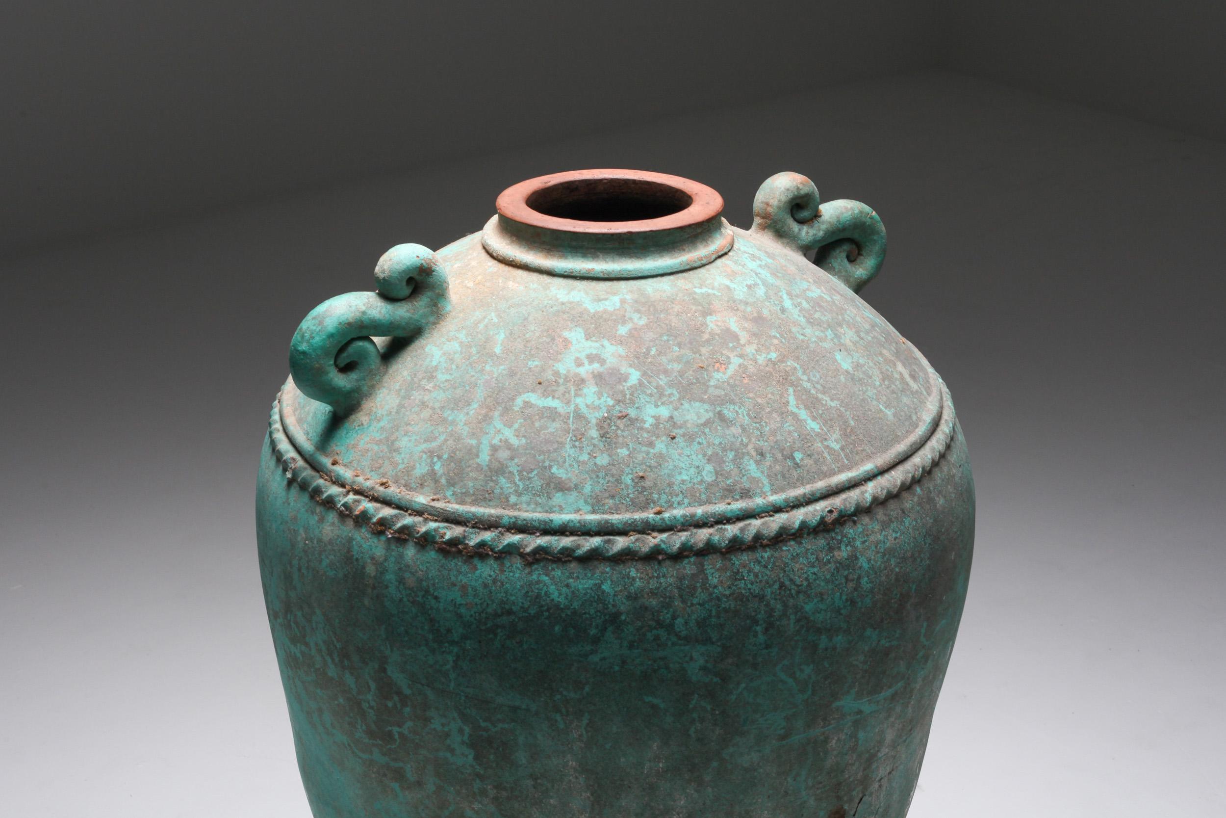 Turquoise Terracotta Vase 2