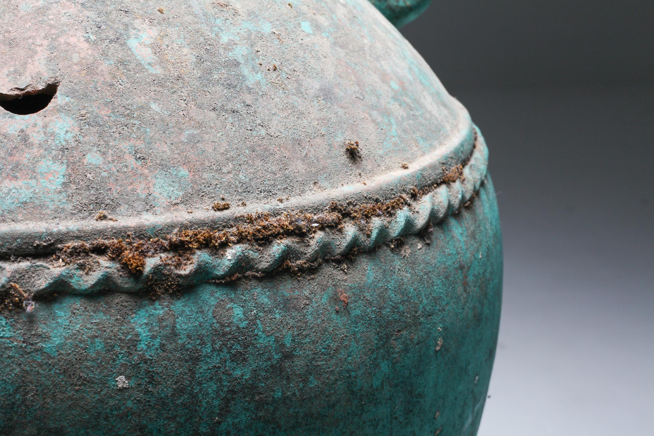 Turquoise Terracotta Vase 4