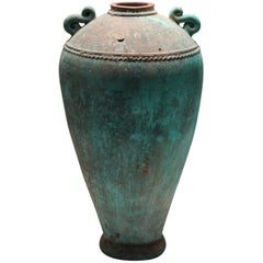 Turquoise Terracotta Vase