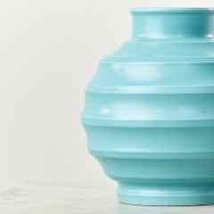 Turquoise Vase by Keith Murray
