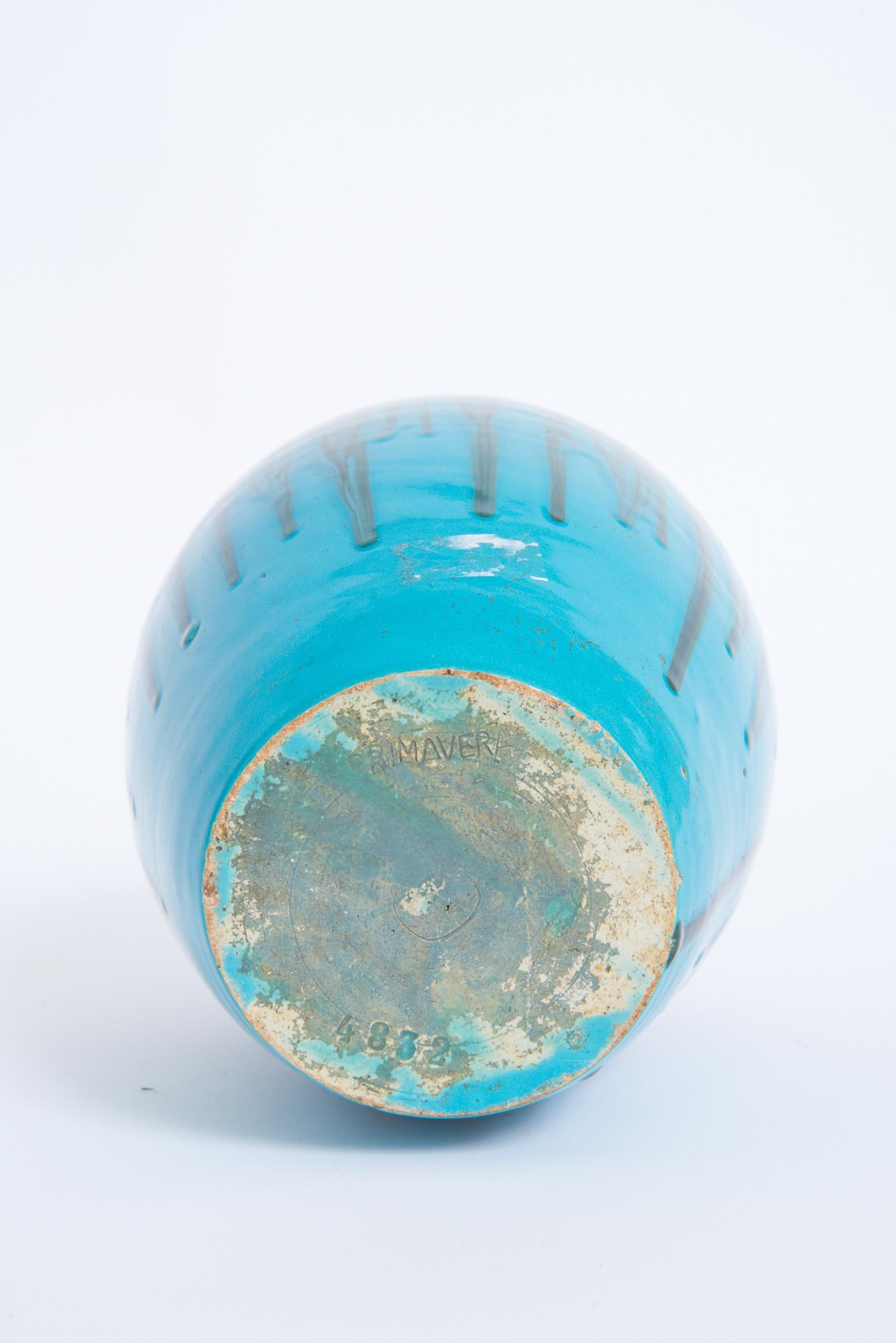 Vase turquoise par Primavera Bon état à London, GB