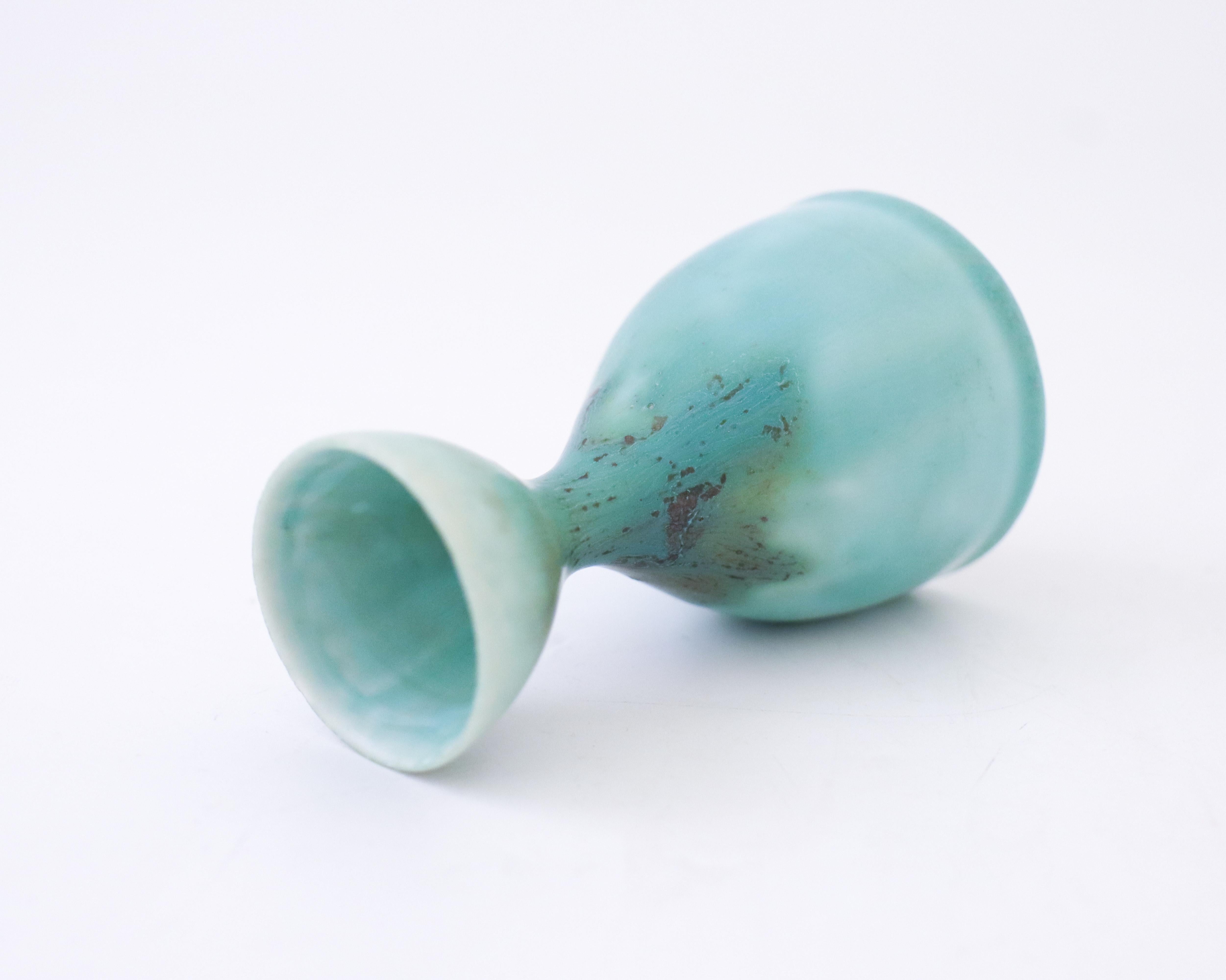 20th Century Turquoise Vase, Carl-Harry Stålhane, Rörstrand 1950s