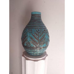 Turquoise Vase, Jean Besnard, 1930