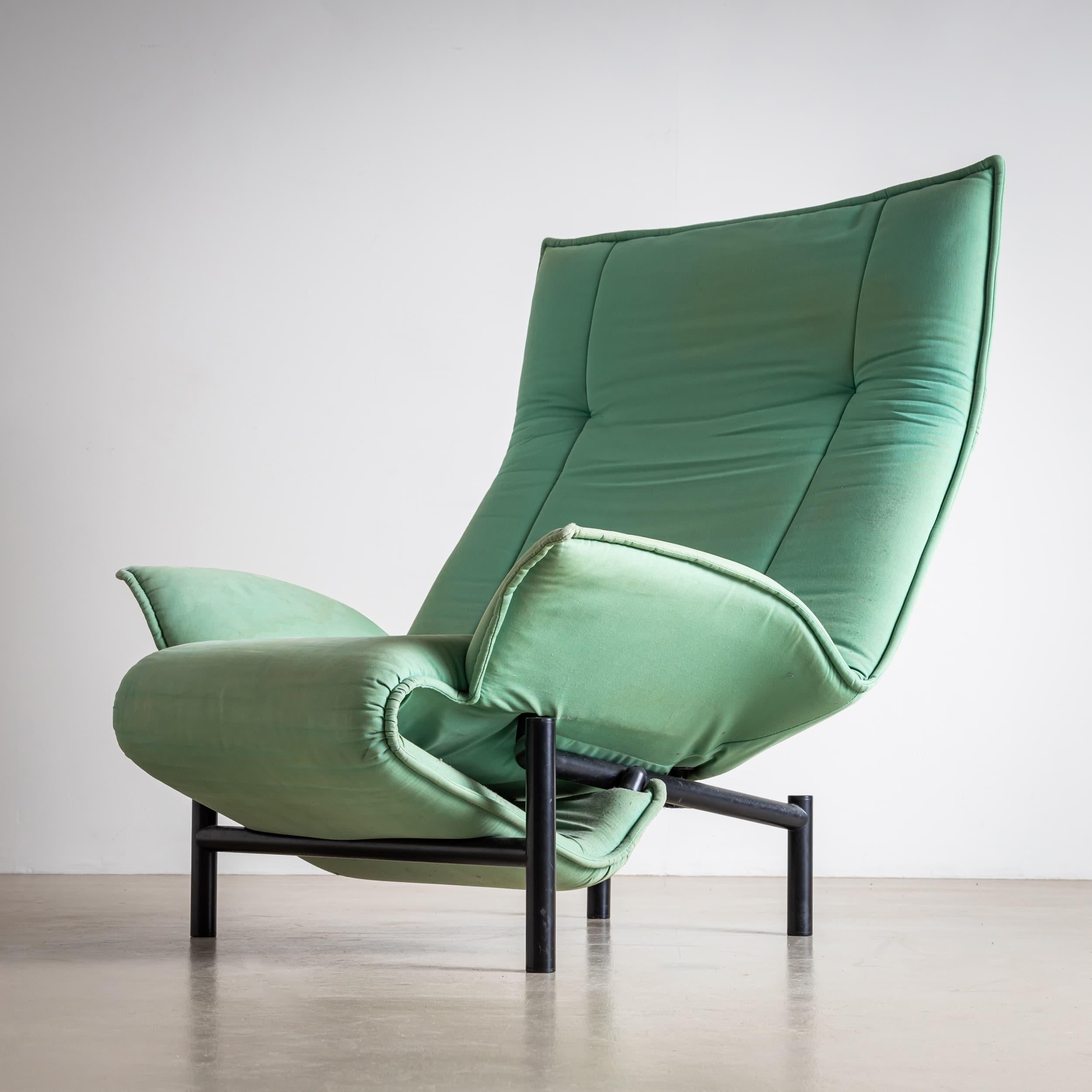 Türkis-Sessel „Veranda“ von Vico Magistretti für Cassina, Italien, L. 20. Jahrhundert. im Angebot 5