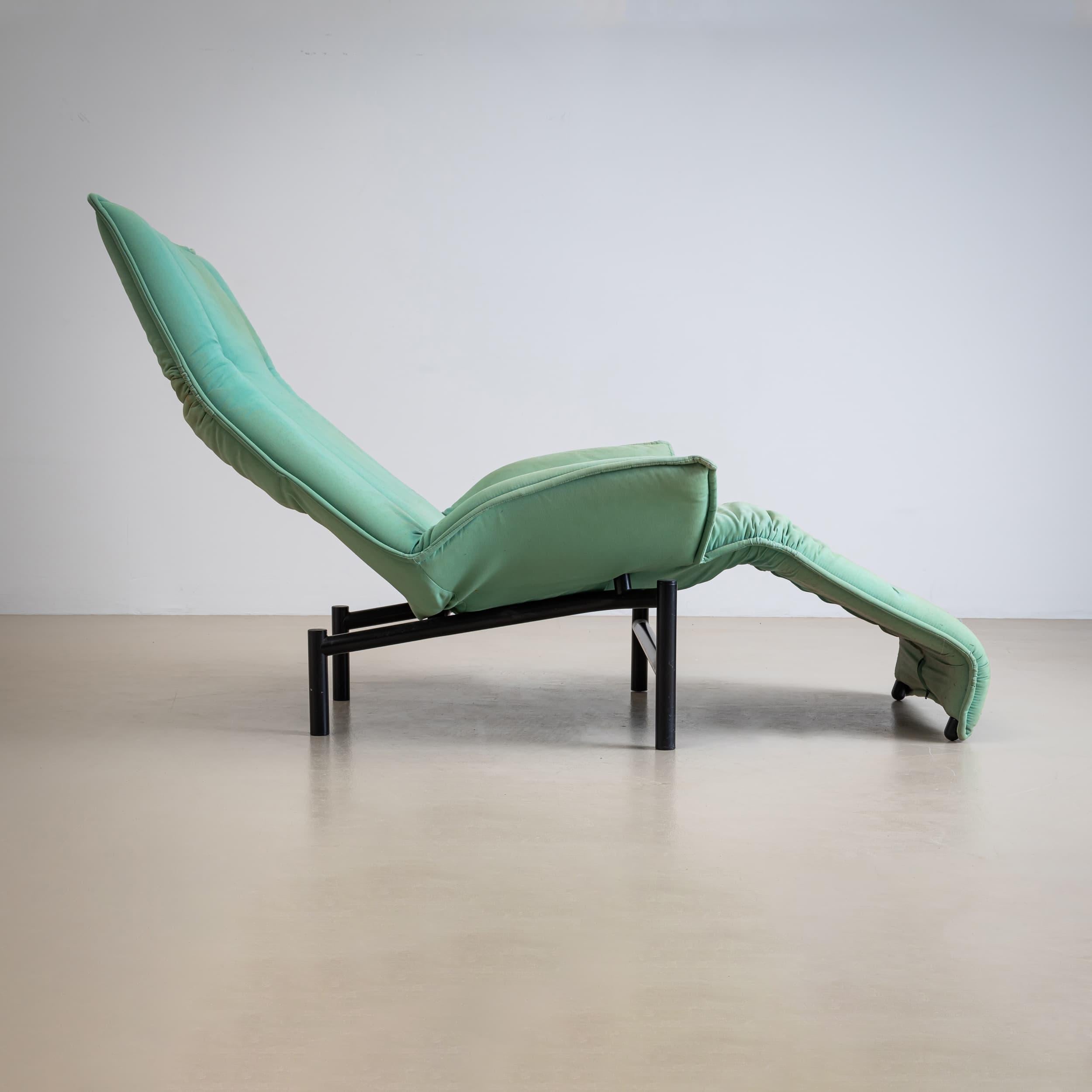 Türkis-Sessel „Veranda“ von Vico Magistretti für Cassina, Italien, L. 20. Jahrhundert. im Angebot 3