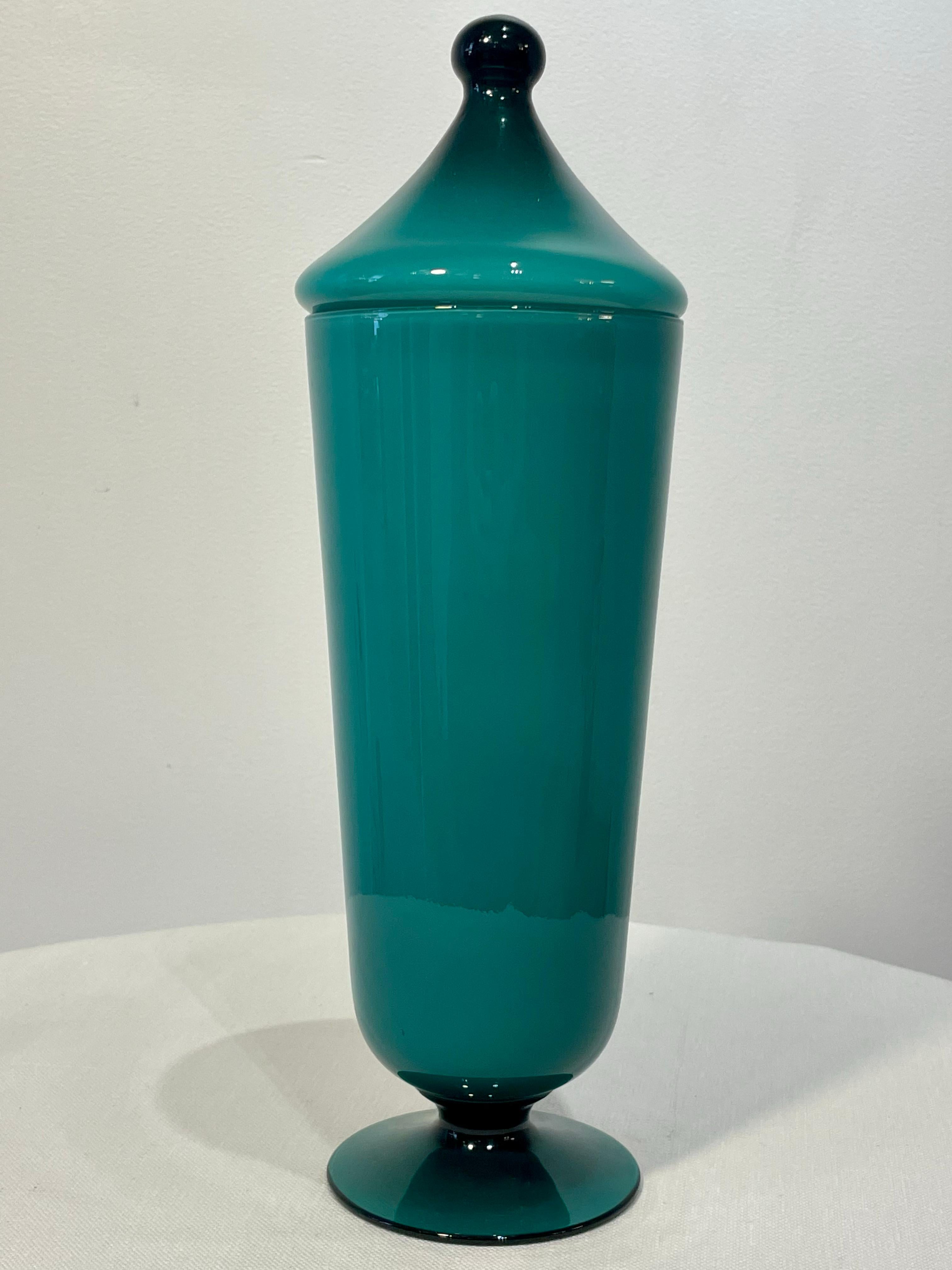 Turquoise Murano Glass Jar
Sourced from Italy.

