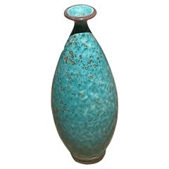 Turquoise with Gold Accents Sphere Shaped Vase, China