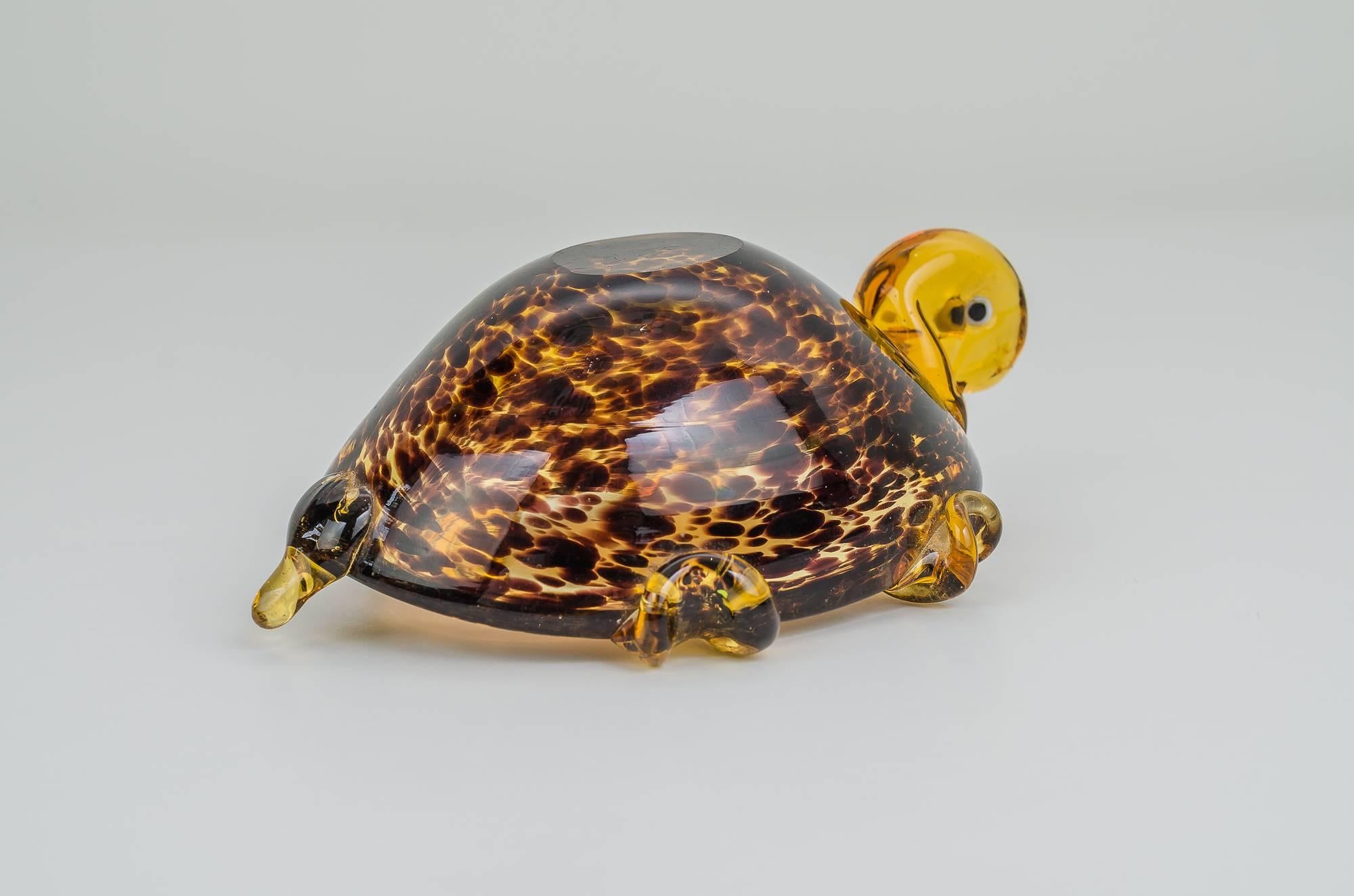 Turtle ashtray by Murano
Original condition.