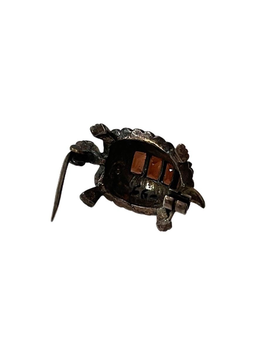 Mid-20th Century Turtle Brooch