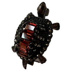 Vintage Turtle Brooch