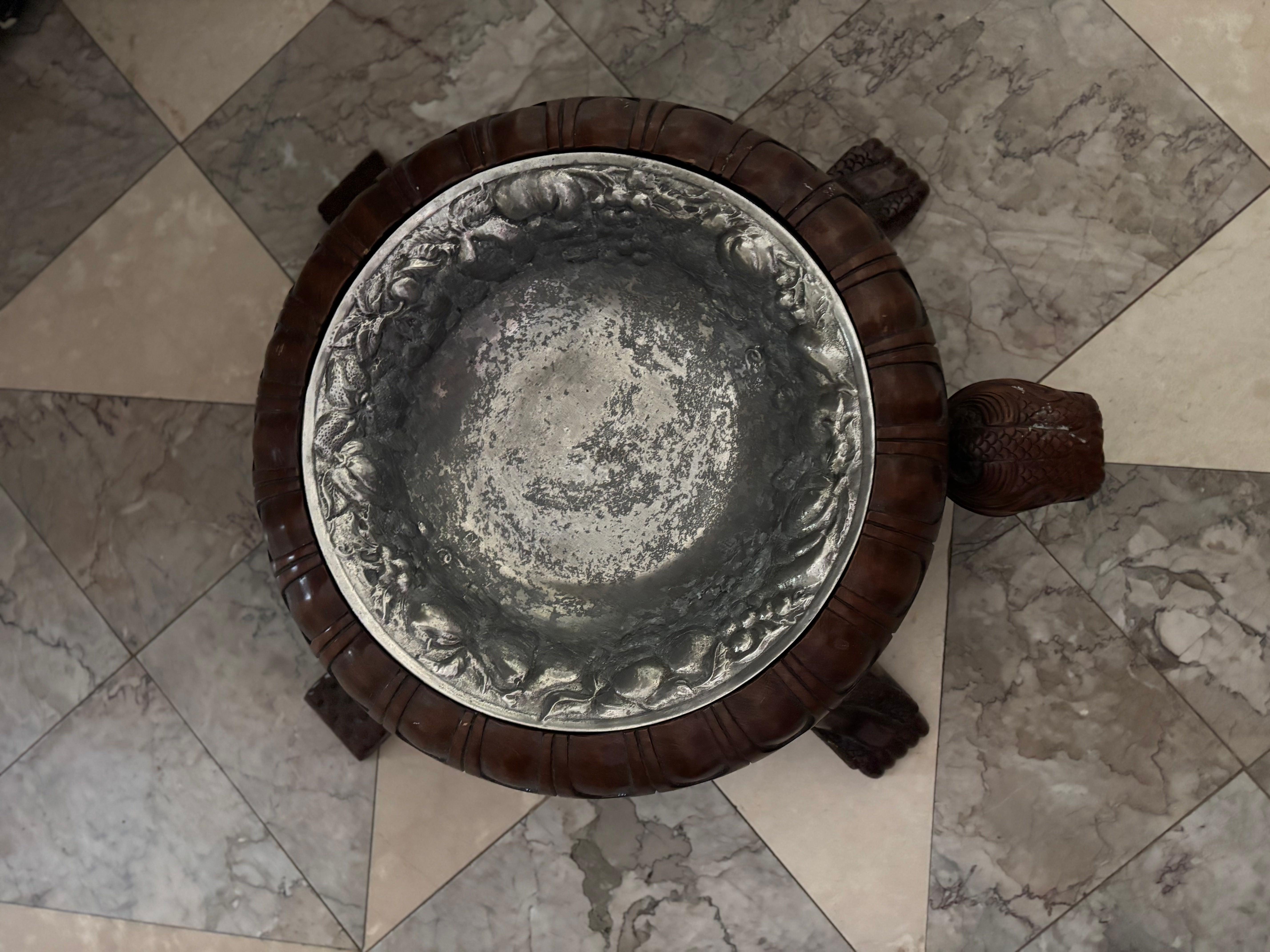 Add a unique touch to your pet’s feeding area with this wooden carved dog bowl in the charming shape of a turtle! Handcrafted from high-quality wood, this one-of-a-kind piece combines functionality and artistry, offering a fun and creative way to