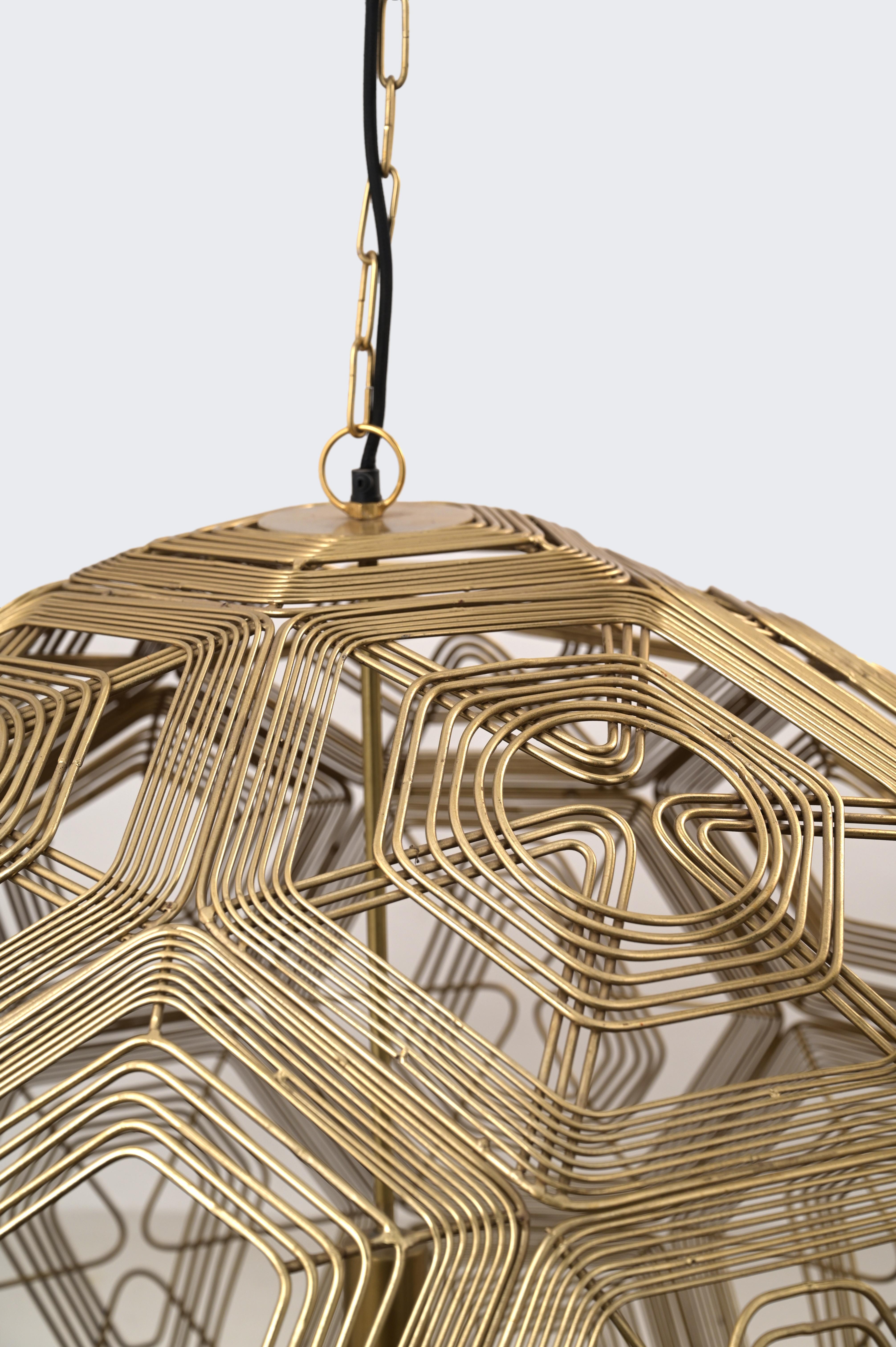 Polished Turtle Chandelier  by  Namit Khanna For Sale