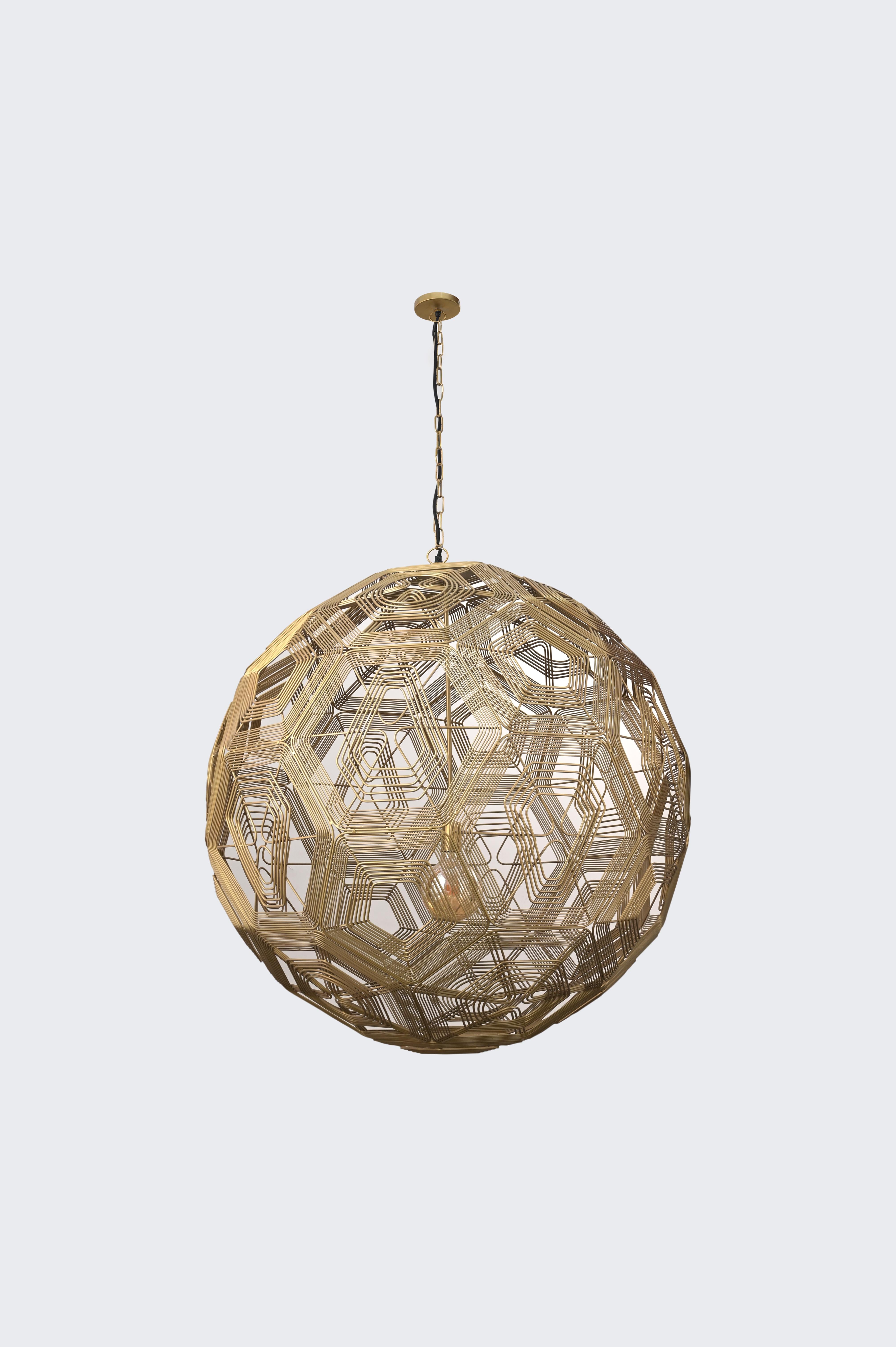 Iron Turtle Chandelier  by  Namit Khanna For Sale