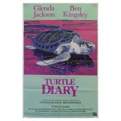 Vintage Turtle Diary, Unframed Poster, 1985