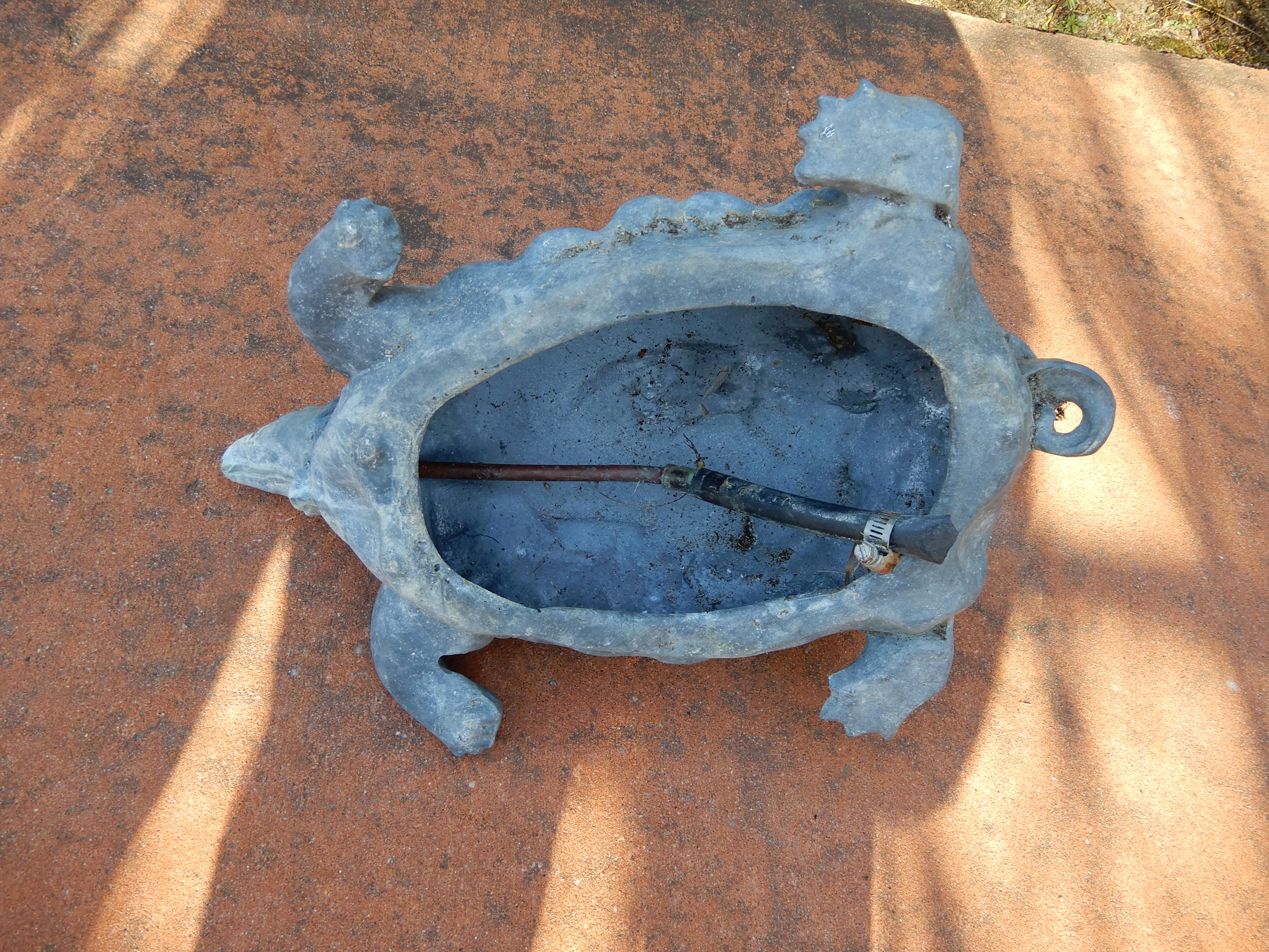 Mid-Century Modern Turtle Fountain For Sale
