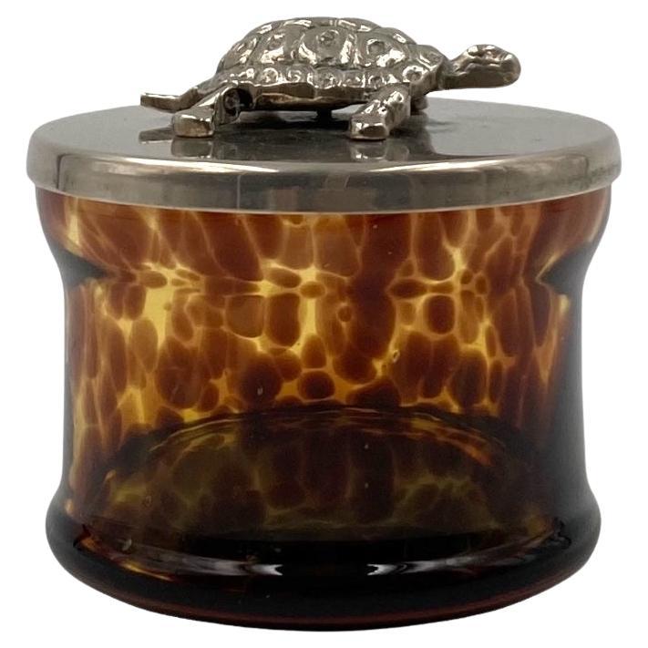 Turtle glass Box, France 1970s en vente